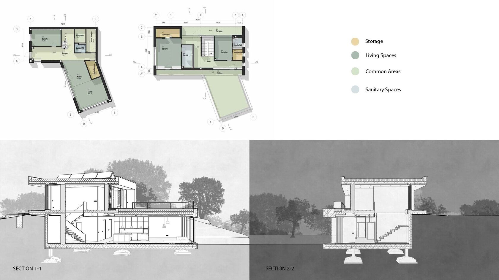 Design of the Alpine House Private Residence in Bern, Switzerland