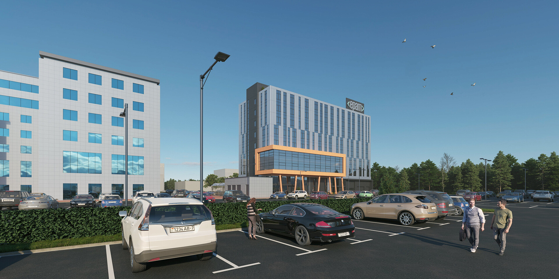 EPAM Campus – современный комплекс в Минске: объект ЭНЭКА