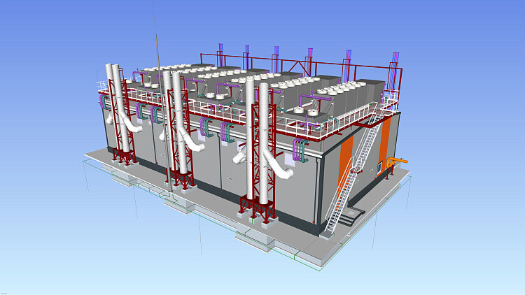 Энергоцентр на базе ГПА на территории ТОО «КазФерроСталь», Алматы, Казахстан