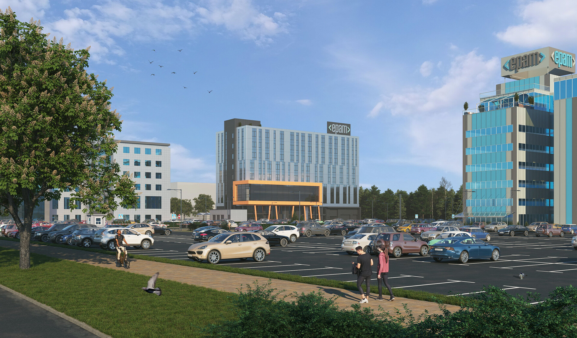 EPAM Campus – современный комплекс в Минске: объект ЭНЭКА
