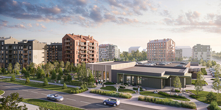 Многофункциональный жилой комплекс "Зеленая гавань", Минск, Беларусь