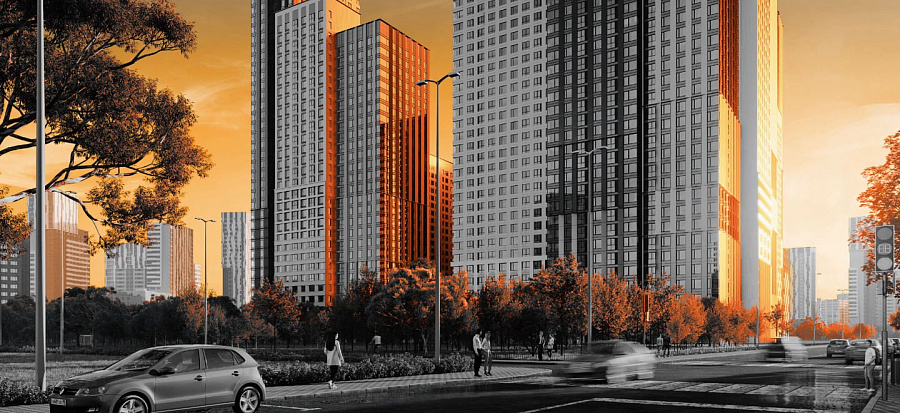 Моногофункциональный жилой комплекс "Sky Garden", Москва, Россия